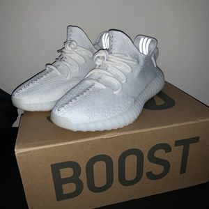 Boost 350 v2 cream white